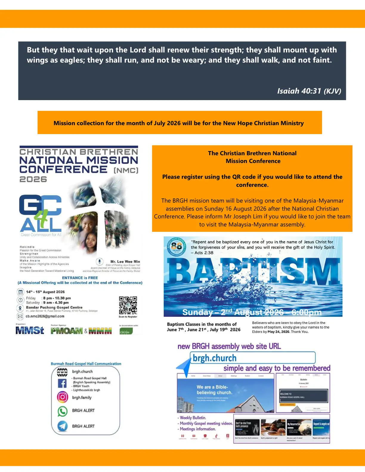 Page 3 of the bulletin